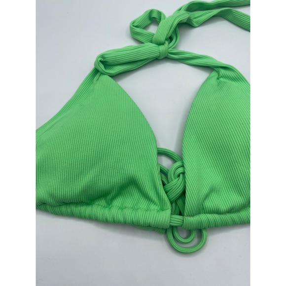 Becca Mint Triangle Bikini Swim‎ Bikini Top Women's Size Large - Picture 4 of 7